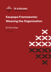 Kaupapa Frameworks cover
